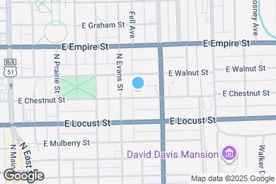 Map image of the property - 508 E Chestnut St