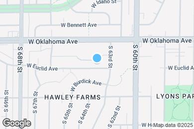 Map image of the property - 6336 W Euclid Ave