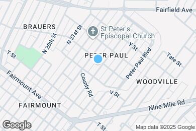Map image of the property - 1612 N 24th St