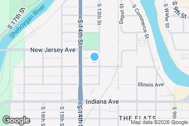 Map image of the property - 1308 Maryland Ave