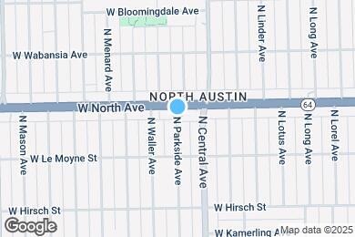 Map image of the property - 1548 N Parkside Ave