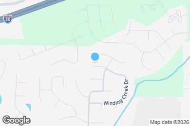 Map image of the property - 2435 Winding Creek Dr
