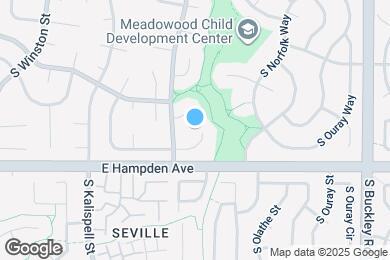 Map image of the property - 16265 E Hamilton Pl