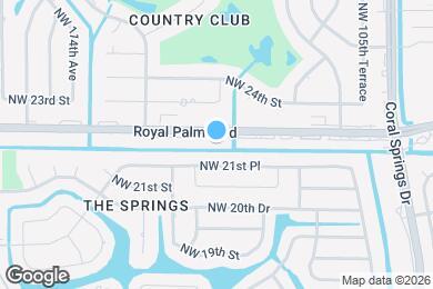 Map image of the property - 11006 Royal Palm Blvd