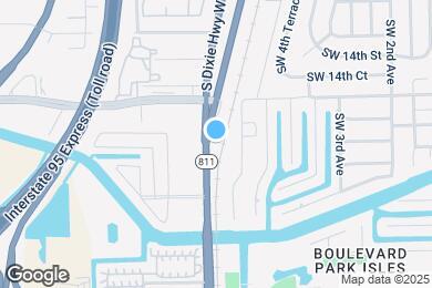 Map image of the property - 1620 S Dixie Hwy