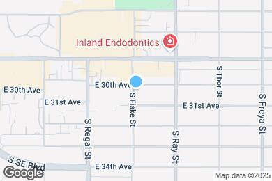 Map image of the property - 3104 E 30th Ave