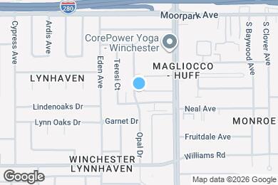 Map image of the property - 834 Opal Dr