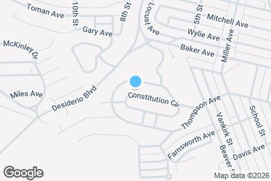 Map image of the property - 127 Constitution Cir