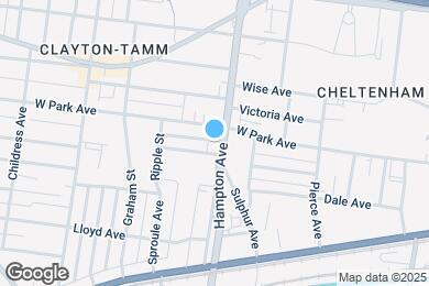Map image of the property - 1315 Hampton Ave