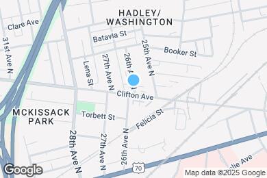 Map image of the property - 713 26th Ave N