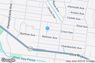 Map image of the property - 6748 Crest Ave