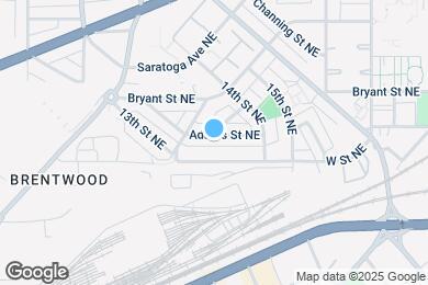 Map image of the property - 1329 Adams St NE