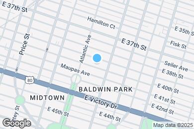 Map image of the property - 726 E 40th St