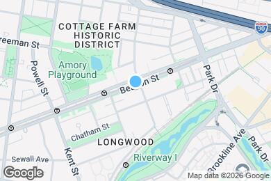 Map image of the property - 1059 Beacon St