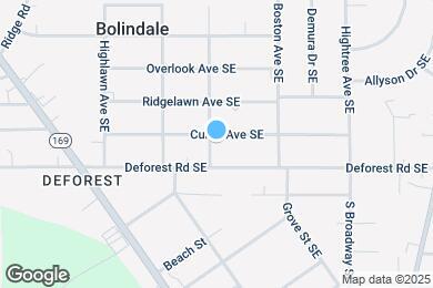Map image of the property - 3913 Evergreen Ave SE