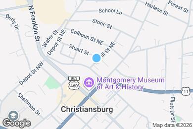 Map image of the property - 105 Hill St NE