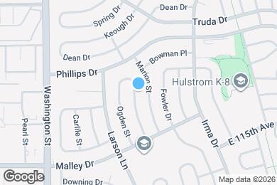 Map image of the property - 11542 Downing St