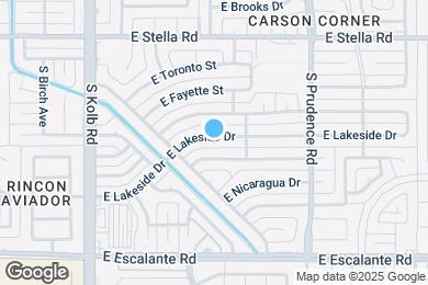 Map image of the property - 7322 E Lakeside Dr
