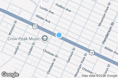 Map image of the property - 1715 Euclid Ave