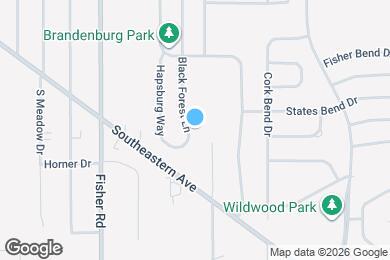 Map image of the property - 3421 Black Forest Ln
