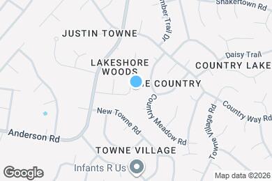 Map image of the property - 3350 Oak Trees Ct