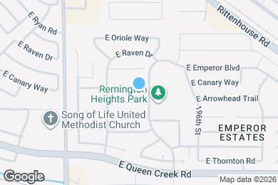 Map image of the property - 19407 E Canary Way