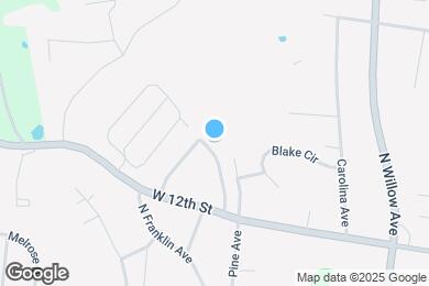 Map image of the property - 1275 E White Oak Dr