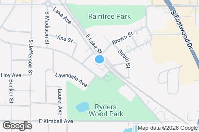 Map image of the property - 516 Lake Ave