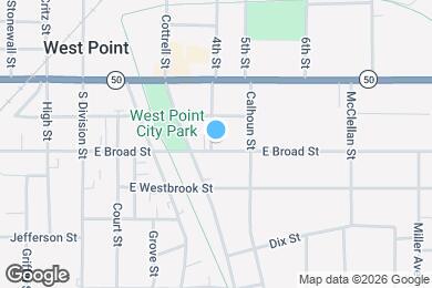 Map image of the property - 807 E Broad St