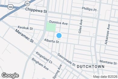Map image of the property - 3879 Alberta St