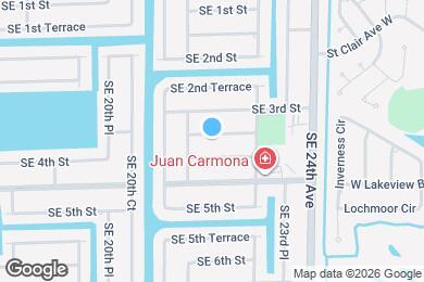 Map image of the property - 2128 SE 3rd Terrace