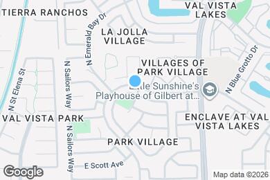 Map image of the property - 1338 E Encinas Ave