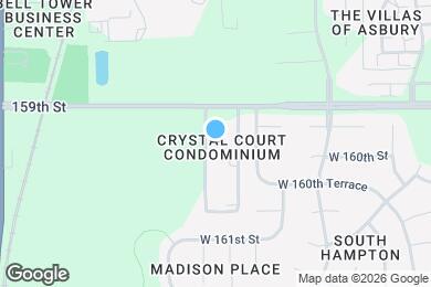 Map image of the property - 15953 S Crestview Dr
