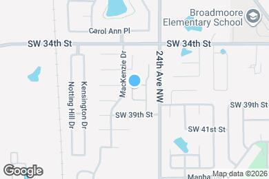 Map image of the property - 812 SW 37th St