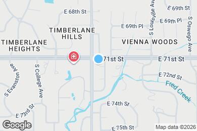 Map image of the property - 7108 S Indianapolis Ave