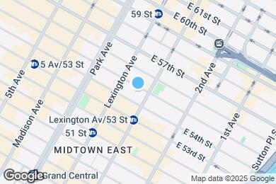 Map image of the property - EAST 55 STREET