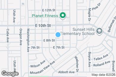 Map image of the property - 802 Adams Ave