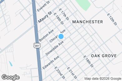 Map image of the property - 1913 Dinwiddie Ave