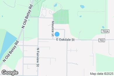 Map image of the property - 304 E Oakdale St