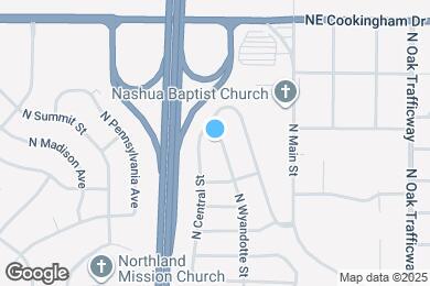 Map image of the property - 11416 N Wyandotte St