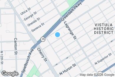 Map image of the property - 833 N Michigan St