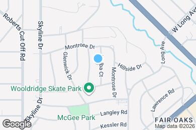 Map image of the property - 1733 Melba Ct