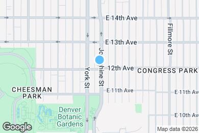 Map image of the property - 2337 E 12th Ave