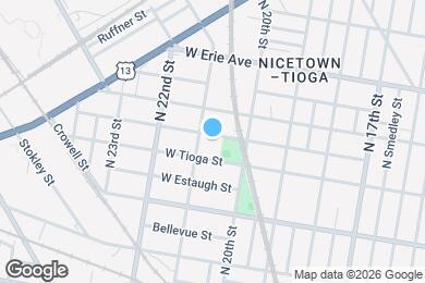 Map image of the property - 2034 W Atlantic St