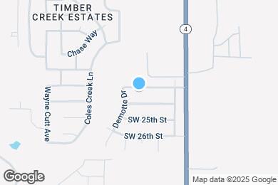 Map image of the property - 11504 SW 24th St