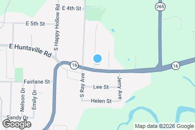 Map image of the property - 2002 E Huntsville Rd