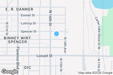 Map image of the property - 1478 Wirt St