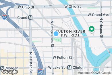 Map image of the property - 645 W Kinzie St