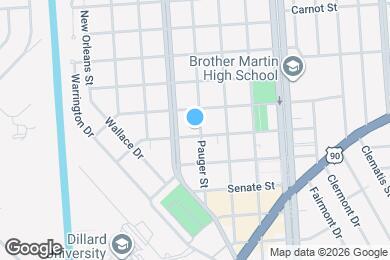 Map image of the property - 4304 Pauger St