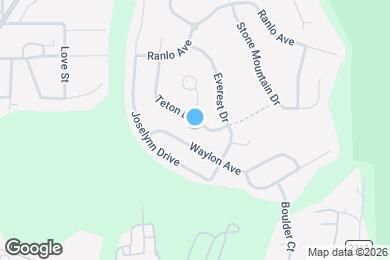 Map image of the property - 3112 Teton Dr